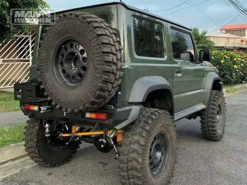 Rear Jimny 2019 Bull Bar OEM With Fuel Tank And Tyre Bracket 195x56x45