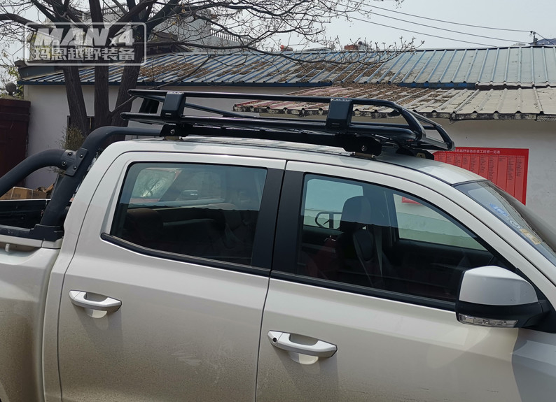 Black Steel Isuzu DMAX Roof Racks 135x125mm Heavy Duty DMAX Roof Bars