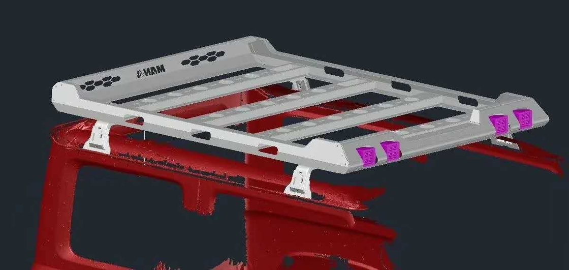 Black Steel Q235 Off Road Suzuki Jimny Roof Rack 2000-2019