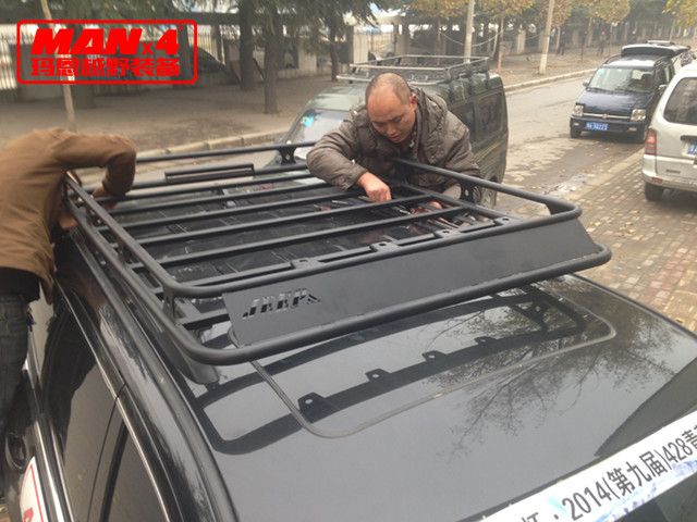 Powder Coated Black JEEP Roof Rack Grand Cherokee Roof Basket